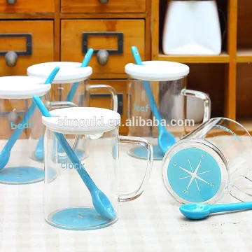 fashion blue world cup glass creative glass cup gift bottle
