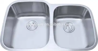 Guangdong Double Bowls Stainless Steel Deep Sink Tank