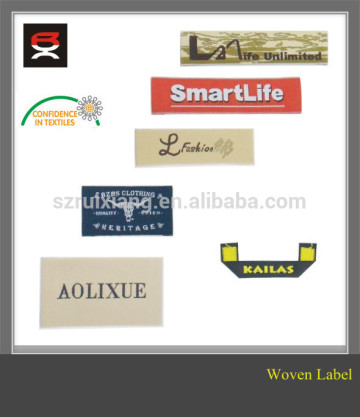 Customized woven label/garment label/print woven label