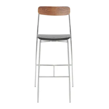 New design minimalist wooden sia bar stool