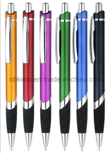 Plastic Pen with Metal Color Coating / Promotion Ball Pen (PP1005)