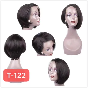 Vendor Pixie Cut Human Hair Wig Short Pixie Human Hair T Lace Frontal Curly Lace Frontal Wig Cuticle Aligned Human Hair Wig