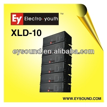 Dual 10INCH LINE ARRAY SPEAKER PLYWOOD XLD-10