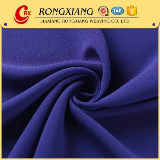 Fabric textile supplier Latest design Formal Blouse 100% polyester chiffon fabric