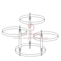 Risers de etapa de plexiglasse clara por atacado