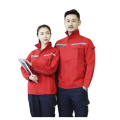 Multipurpose Jacket Workwear Set Big Red Jacket Workwear Suit Long Sleeves Manufactory