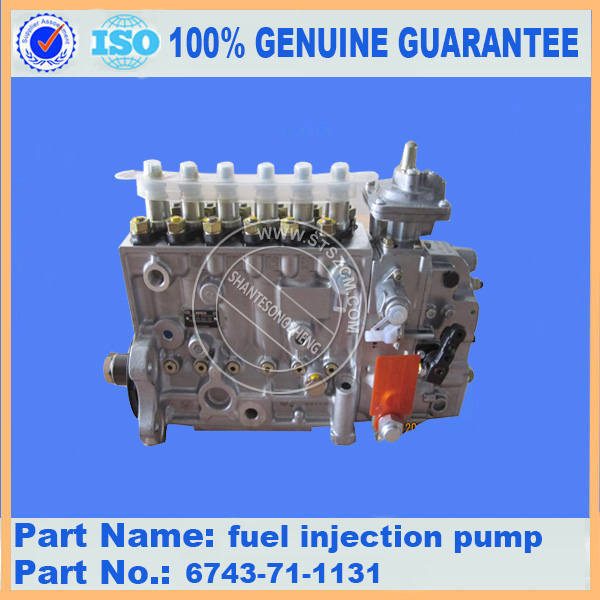 Fuel injection pump 6743-71-1131 for KOMATSU ENGINE SAA6D114E-2A-KU