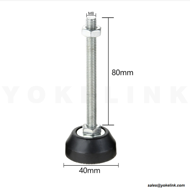 Nylon Universal Adjustable Support Feet Furniture Leveler Leveling Mount Foot