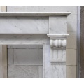 Custom Size Period Carrara Marble Mantel for Fireplaces