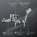 Brass Bathroom 2-Function Hot Cold Water Bathtub Faucet