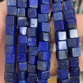 Gemstone Square Shape Lava Stone Beads Perles en pierre en pierre naturelle pour les bijoux de fabrication de perles Sans 15 pouces (38 cm)