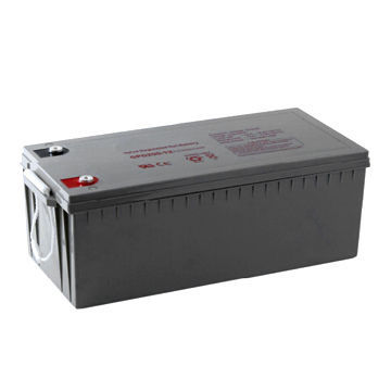 200Ah deep cycle gel battery, used in solar system