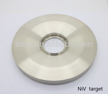 Nickel Vanadium (Ni/V, 93/7 wt%) Sputtering Targets