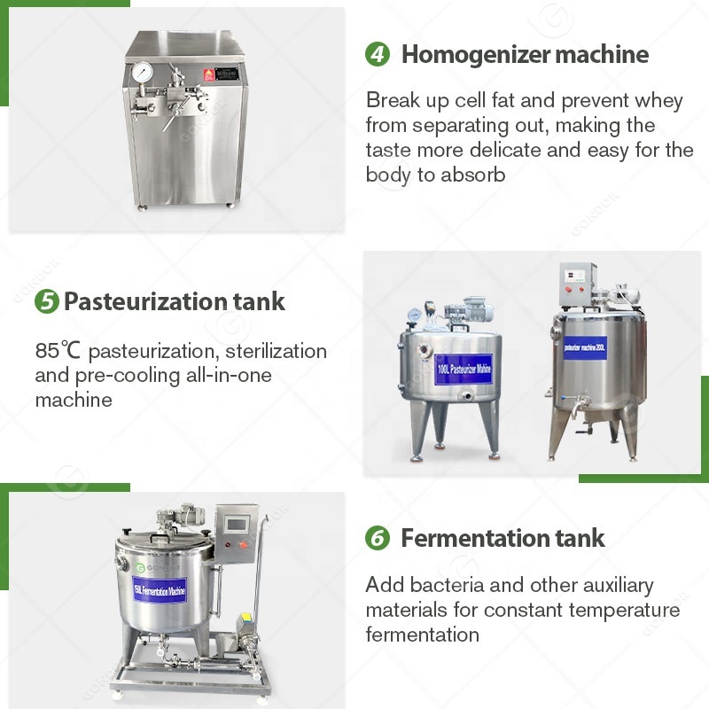 Milk Process Unit and Yogurt Production Line: 100L to 500L Dairy Farm Equipment