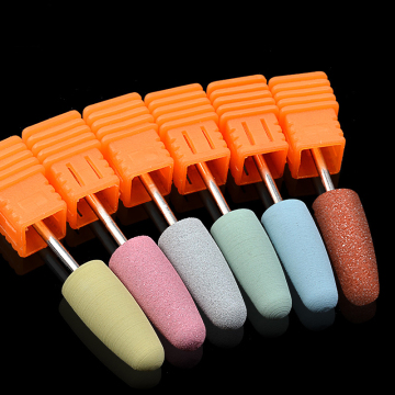 Molillas de pulido de silicona de esponja para suavizado y pulido de manicura eléctrica - Taladros de uñas