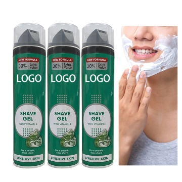 Private Label Sensitive Skin Shaving Gel & Foam for Men