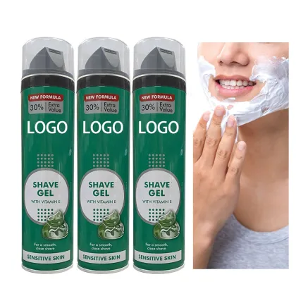 Private Label Sensitive Skin Shaving Gel & Foam for Men