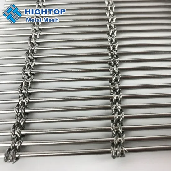 Stainless Steel Cable Wire Rope Mesh for Architectural Drapery in Shopping Centers