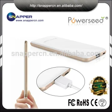 Lastest design Ultra Thin Battery 5000 mah Mobile Phone Power Bank, portable Power Bank
