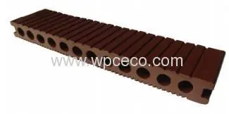 252x26mm High Quality Wpc Outdoor Hollow Decking 