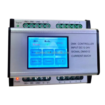 Rail Type Full Color Screen DMX Controller: Detailed Product Specifications