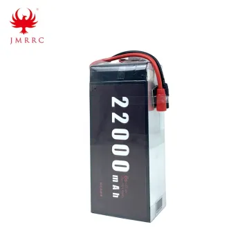 22000mAh 22.8V 6S 25C Lipo Battery (AS150) Plug HV High Voltage Drone Battery JMRRC