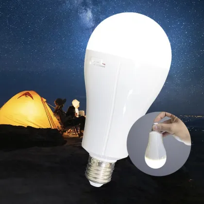 Hot Selling E27B22 Charging Light Bulb Aluminum Battery Camping Booth Light