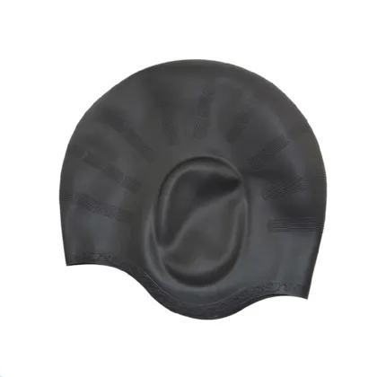 Adult Comfortable Waterproof Ear Cover Swimming Cap