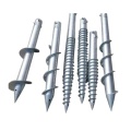 Deep construction Foundation Ground Screws With Nuts