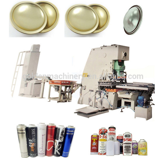 Aerosol Can Cone Dome Making Machine Produktionslinie