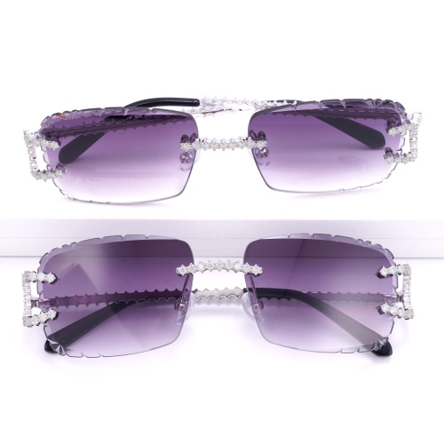 Moissanite Iced Out Custom Sunglasses