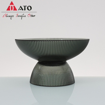 ATO glass Bowl Modern wholesale simple glass color