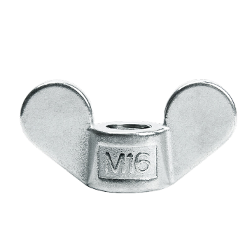 M4 Hot Sale Stainless Steel 304 Wing Nuts: Round Wings DIN315