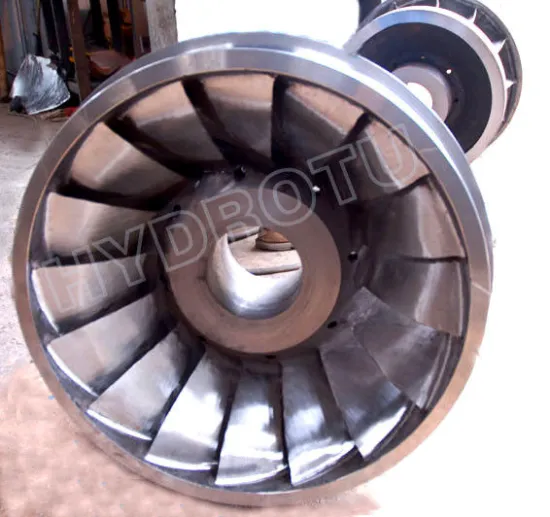 Stainless Steel Francis Turbine Runner For Capacity 100kw - 20mw Francis Water Turbine
