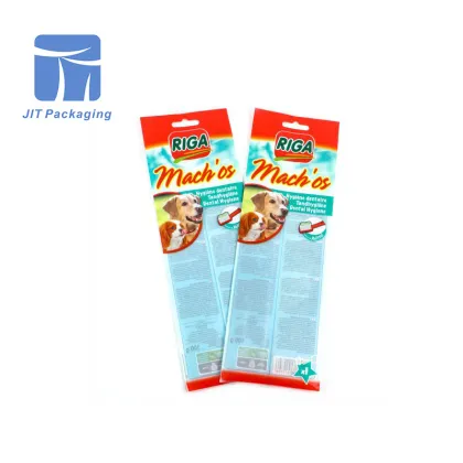 Pet toothbrush packaging bag