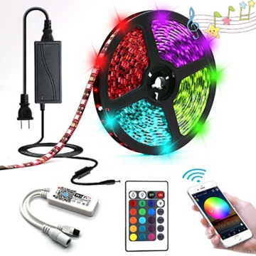 Latest WiFi LED Strip Lights - 5m, 150 LEDs, Waterproof RGB