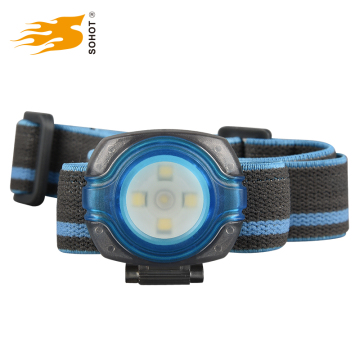 ABS lamp boby CR2025 battery powered mini led headlamp/mini led headlight