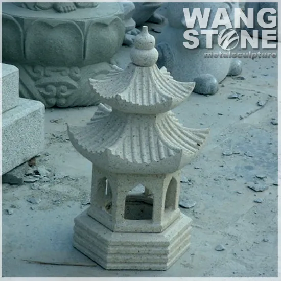 Japanese Garden Classic Granite Tower Stone Lantern