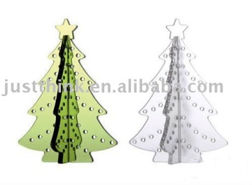 Hot Selling Acrylic Tree Christmas Decoration FZ-I-0010