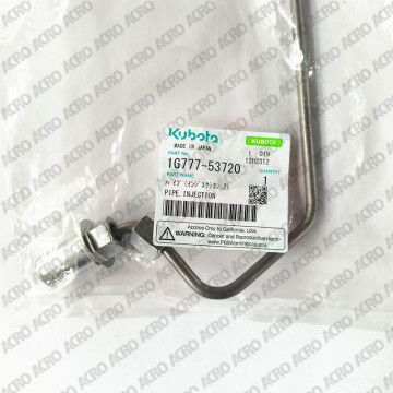 Tubería de inyección 1G777-53720 para el motor Kubota V3307-T