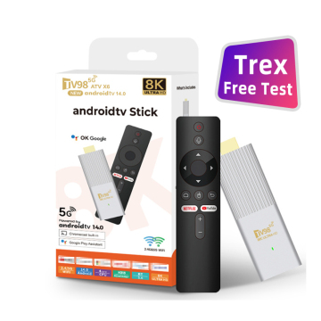 Factory Cheap Android 14 Fire Stick with Voice Remote Control, IPTV, 8K Streaming Smart TV Stick