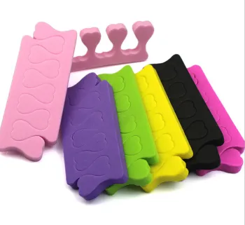 Professional Disposable Eva Foam Toe Separators for Nail Polish Application