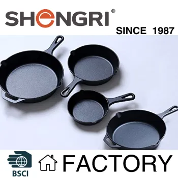 Pre-Seasoned Cast Iron Fry Pan / Skillet