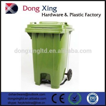 60L plastic HDPE Waste Bin with wheels