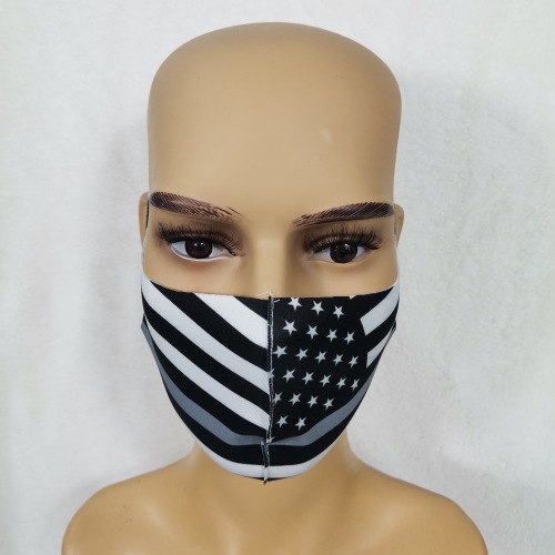 Ready to ship bandana china factory personalized face shield American flag spandex face guard veil