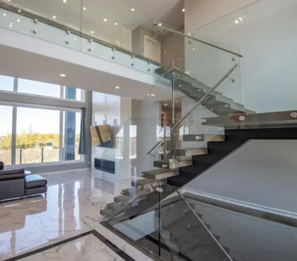 Modern Wooden Steps Stairs Mono Stringer Stair