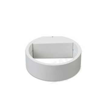 LEDER Circle, lámpara de pared LED blanca simple para exteriores