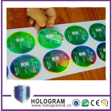 custom hologram sticker printing 3d hologram logo with security custom