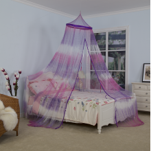 Fuchsia Tie-dyeing Umbrella Mosquito Net Bed