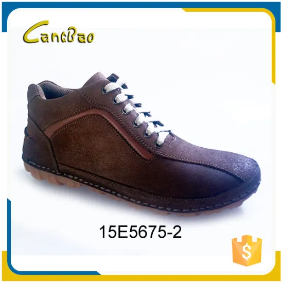 Hot sales durable soft leather lace-up gentleman boots